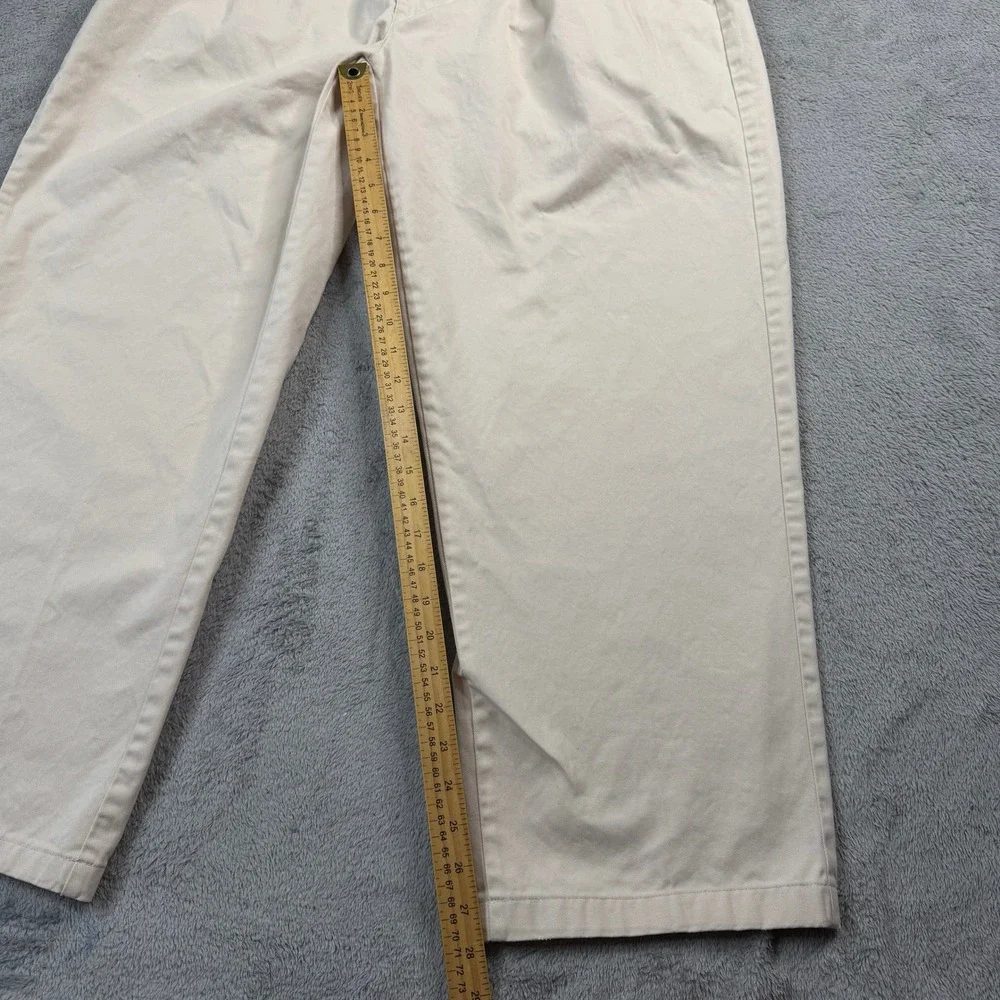 Rare Polo Ralph Lauren Pleated Chino Pants‎ Mens 38x28 Tan Beige Made in USA